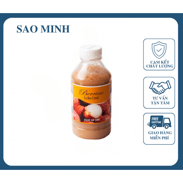 Sinh Tố Vải - Berrino 1L